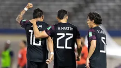 El festejo del Tri al vencer a Jamaica