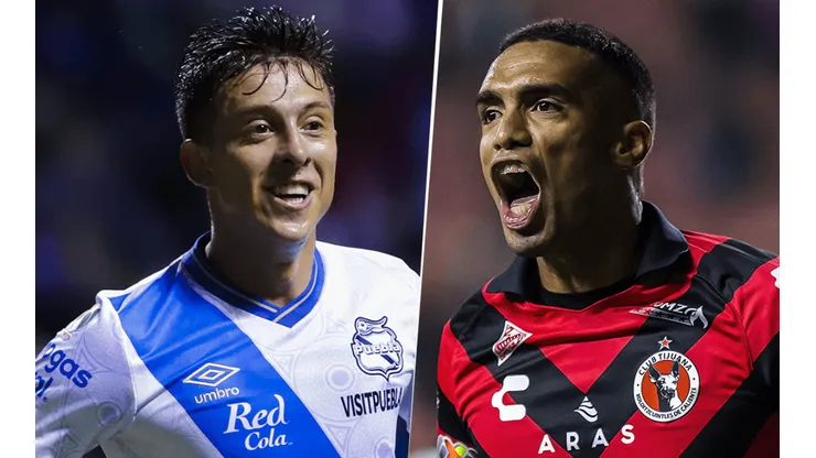Puebla vs. Tijuana por la Liga MX (Fotos: Getty).