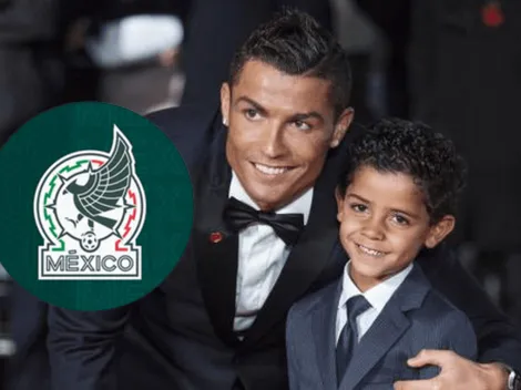 ¡El hijo de Cristiano Ronaldo es aficionado del Tri!