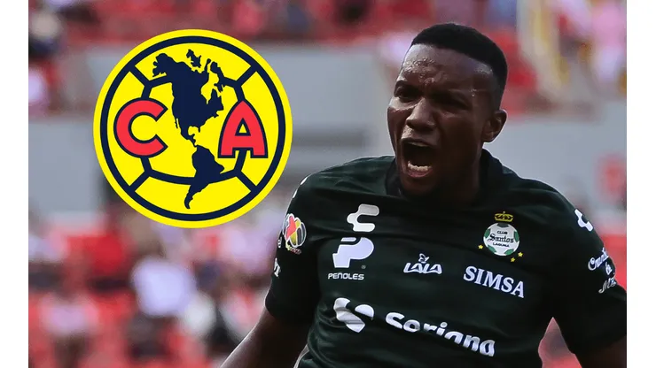 América avanza por el atacante de Santos Laguna.
