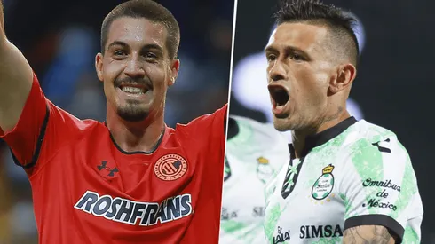 Toluca vs. Santos Laguna por la Liga MX (Foto: Imago).