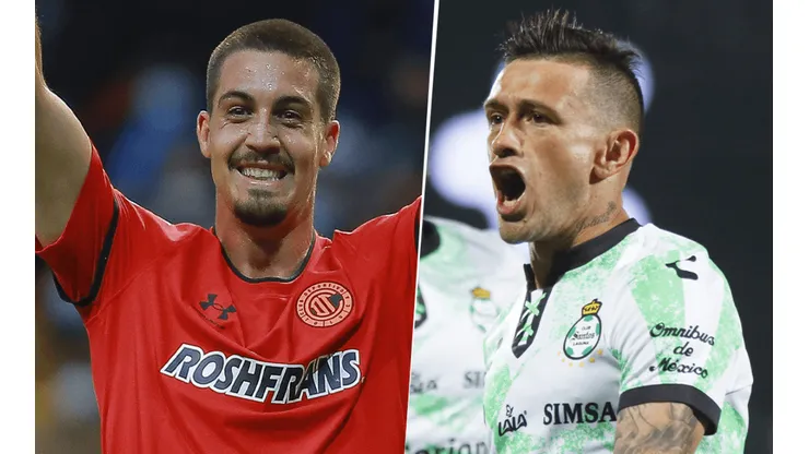 Toluca vs. Santos Laguna por la Liga MX (Foto: Imago).