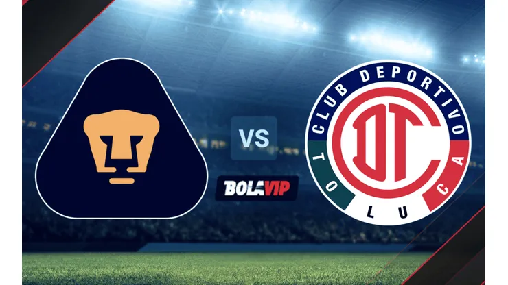 Pumas UNAM vs. Toluca por la Liga MX.
