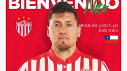 Los Rayos oficializaron la llegada de Nicolás Castillo.