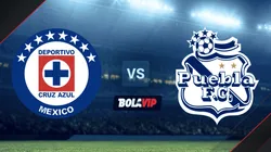 Cruz Azul vs. Puebla por un amistoso de pretemporada.
