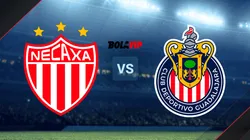 Necaxa vs. Chivas Guadalajara por un amistoso de pretemporada.