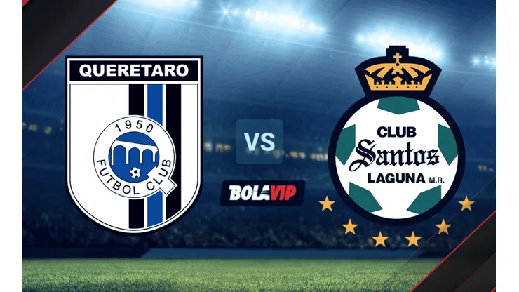 Querétaro vs. Santos Laguna por un amistoso.