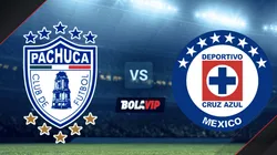 Pachuca vs. Cruz Azul por un amistoso.