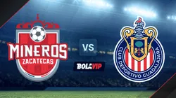 Mineros de Zacatecas vs. Chivas de Guadalajara por un amistoso.