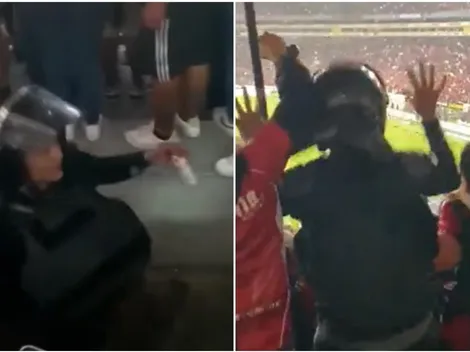 VIDEO: Seguridad baila alcoholizado en la final de Atlas y León