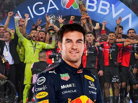 Checo Pérez, feliz por el título de Atlas