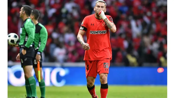 Rubens Sambueza lleva siete torneos con el Toluca en dos etapas.