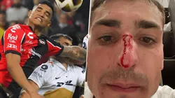 Juan Dinenno exhibió al árbitro en las redes sociales.