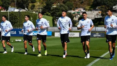 La selección mexicana en el Centro de Alto Rendimiento.