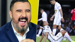 Álvaro Morales, fiel a su costumbre, se burla de Pumas.