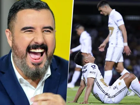 Álvaro Morales explotó de alegría por la derrota de Pumas ante Atlas