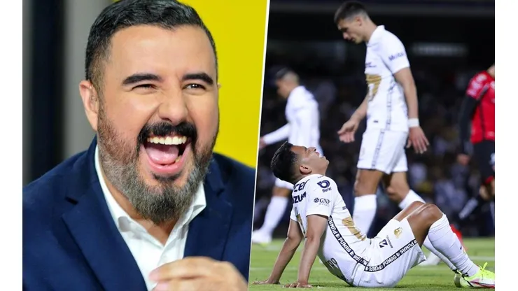 Álvaro Morales, fiel a su costumbre, se burla de Pumas.