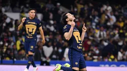 Alan Mozo, en uno de sus mejores partidos con Pumas.