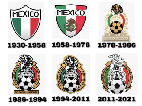 Así ha cambiado el escudo de la selección mexicana a lo largo de la historia