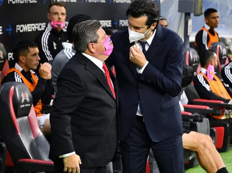 La indirecta de Miguel Herrera a Santiago Solari por salir a no perder