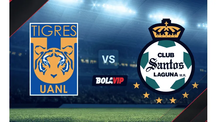 Tigres UANL vs. Santos Laguna por la Liga MX.