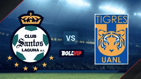 Santos Laguna vs. Tigres UANL por la Liga MX.