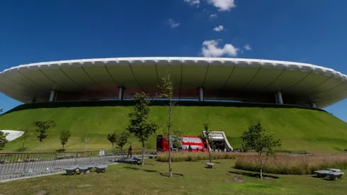 El estadio Akron, listo para recibir a la selección mexicana.
