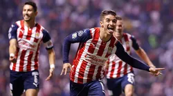 El festejo del Cone Brizuela en el 1-0.