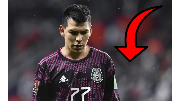 Hirving Lozano no logró hacerse fuerte en la ofensiva de México