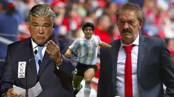 Héctor Miguel Zelada contra Ricardo La Volpe por Maradona.