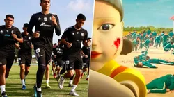 Video: Tigres entrenó con prueba de El Juego del Calamar