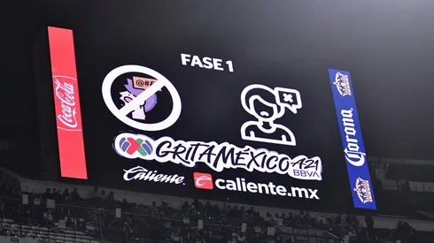 El protocolo contra el grito se activó cerca del final del partido.