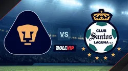 Pumas UNAM vs. Santos Laguna por la Liga MX.