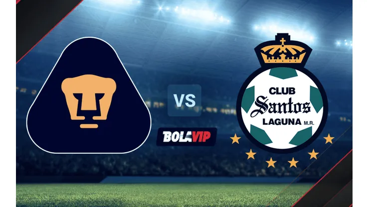 Pumas UNAM vs. Santos Laguna por la Liga MX.