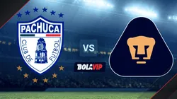 Pachuca vs. Pumas UNAM por la Liga MX.