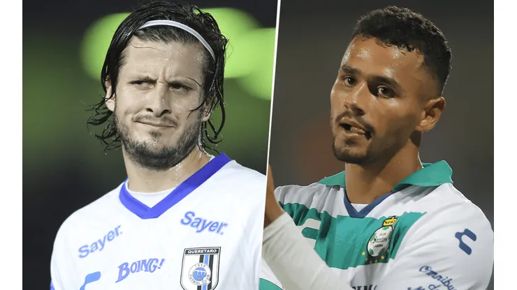 Querétaro vs. Santos Laguna por la Liga MX (Foto: Imago).