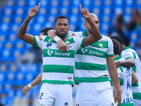 Ayrton Preciado anotó dos golazos para que Santos se imponga ante Querétaro