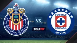 Chivas de Guadalajara vs. Cruz Azul por la Liga MX.