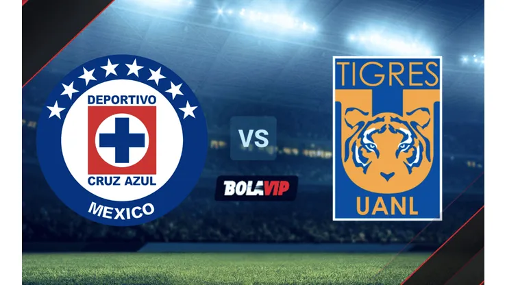 Cruz Azul vs. Tigres UANL por la Liga MX.