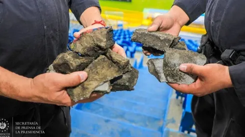 Estas fueron las piedras que encontraron dentro de Cuscatlán.