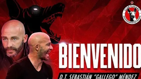 El nuevo director técnico de los Xoloitzcuintles de Tijuana es Sebastián Méndez.