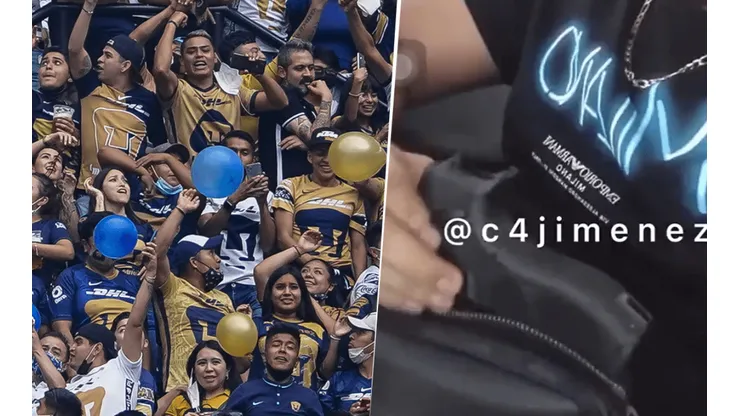 Ingresan un arma al Estadio Azteca en el América vs. Pumas