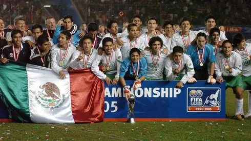 La selección mexicana sub 17 campeona en Perú 2005.