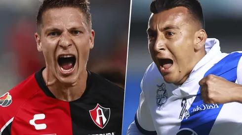El Atlas de Julio Furch se enfrenta con el Puebla de Daniel Álvarez por el Torneo Apertura 2021 de la Liga MX. (Fotos: Getty).