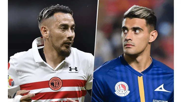 Toluca de Rubens Sambueza jugará ante Atlético San Luis de Germán Berterame por la Liga MX (Fuente Imago7)