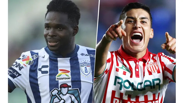 Pachuca vs. Necaxa por el Torneo Grita México A21 de la Liga MX (Foto: Imago).