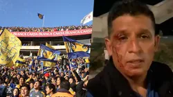 La barra de Tigres agredió a un periodista de TV Azteca.