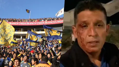 La barra de Tigres agredió a un periodista de TV Azteca.