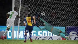 El gol de penalti de Diego Rolán ante el portero Marcelo Barovero.