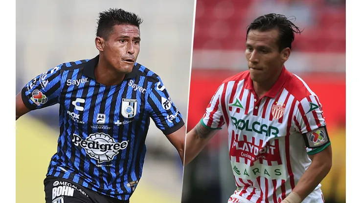 Querétaro vs. Necaxa por la Liga MX. (Getty Images)